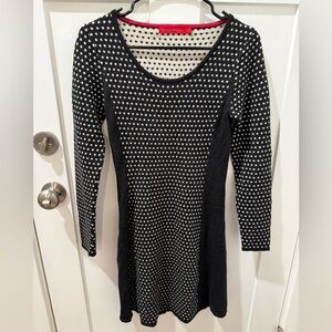 Krimson Klover size Small Wool polka dot dress sweater